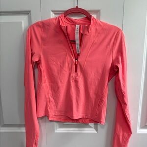 NWOT lululemon Cropped 1/2 zip pullover